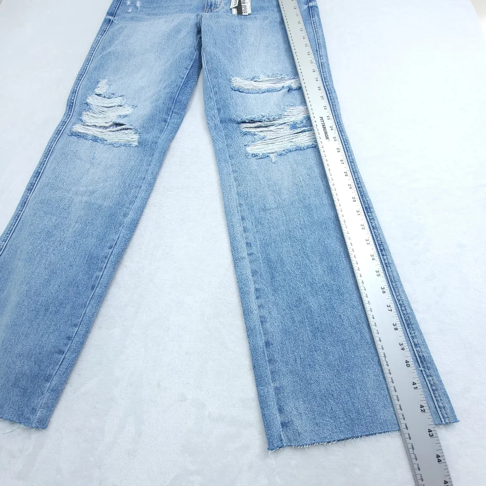 Judy Blue Women's Straight Leg Jeans - Light Blue - Picture 11 of 11